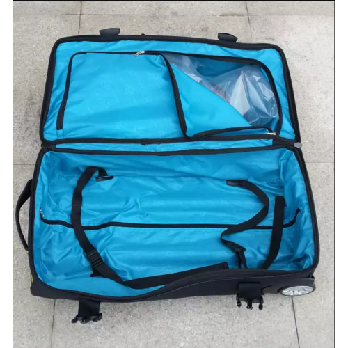 22“ ”Polyester Duffel Trolley Rolling Bag Wheeled Traveling Luggage Bag