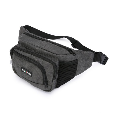 Customizable Quality Safe Security Waist Black Boys Waist Belt Wallet Bag