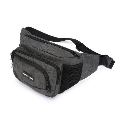 Customizable Quality Safe Security Waist Black Boys Waist Belt Wallet Bag