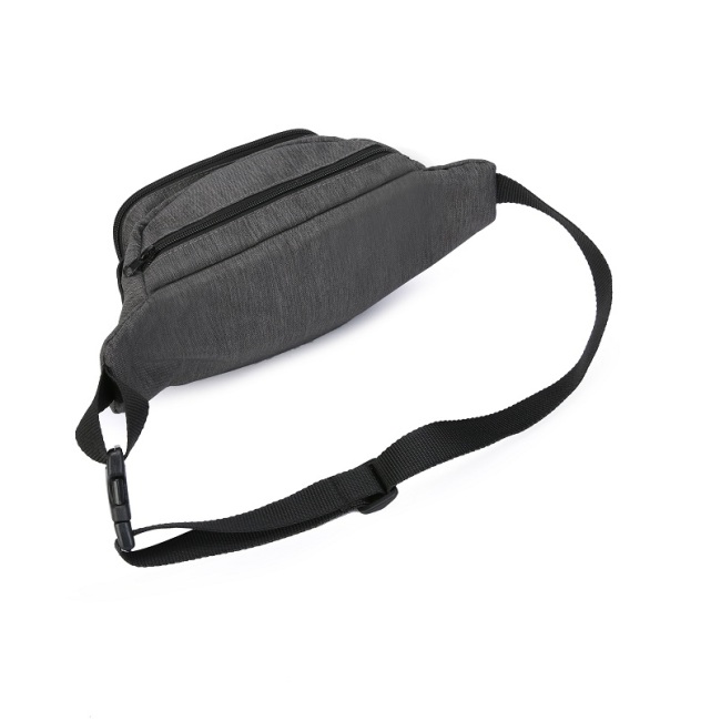 Customizable Quality Safe Security Waist Black Boys Waist Belt Wallet Bag