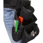 Leathered Waterproof Polyester Hardware Electrical Tool Belts with Suspenders