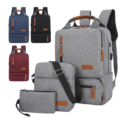 New Design 600D Polyester Multifunction Travel Business School Laptop Backpacks Bag