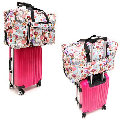 Portable Large Capacity Luggage Bag Waterproof Wear-Resistant Travel Bag For Clothes Shoes Storage Storage