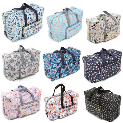 Portable Large Capacity Luggage Bag Waterproof Wear-Resistant Travel Bag For Clothes Shoes Storage Storage