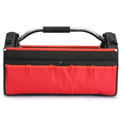 Custom Practical Multiple Colour Special Elctrician Open Tote Work Bag For Tools