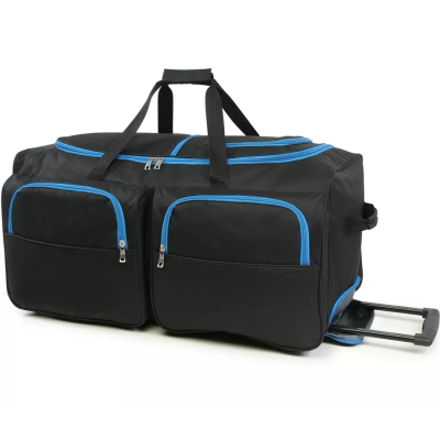 High Quality Outdoor Large Rolling Duffel Bag Trolley Wheel Travel Luggage Bag