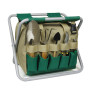 Collapsible Gardening Organizer Convenient Ladies Garden Folding Chairs Tools Set Bag With Buckle