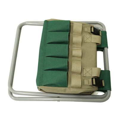 Collapsible Gardening Organizer Convenient Ladies Garden Folding Chairs Tools Set Bag With Buckle