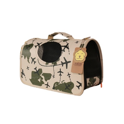 Factory Wholesale Luxury Portable 600D Polyester Foldable Cat Dog Pet Carrier Bag