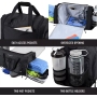 Logo Custom Travel Bag Waterproof Folding Duffle Bag Outdoor Crossbody Sport Gym Bag With Shoe Compartment