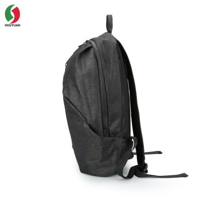 HY-19046 Custom Design Personalized 600D Polyester Black Outdoor Travel Backpack Bag