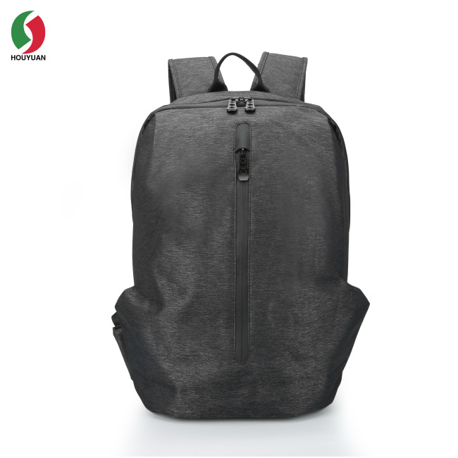 HY-19046 Custom Design Personalized 600D Polyester Black Outdoor Travel Backpack Bag