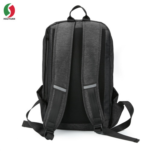 HY-19046 Custom Design Personalized 600D Polyester Black Outdoor Travel Backpack Bag