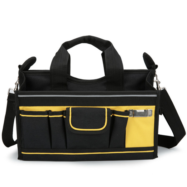 Sac à outils pliable multifonctionnel en polyester 600 deniers 1680D pour électricien réparateur de menuiserie