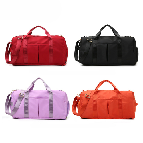 Custom Popular Waterproof Travel With Shoe Compartment Training Sports Duffel Gym Bag