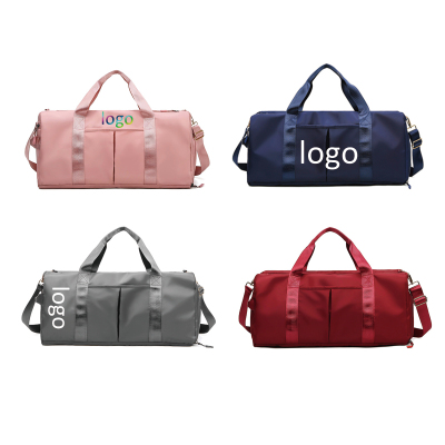 Custom Popular Waterproof Travel With Shoe Compartment Training Sports Duffel Gym Bag