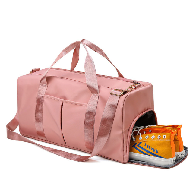 Custom Popular Waterproof Travel With Shoe Compartment Training Sports Duffel Gym Bag