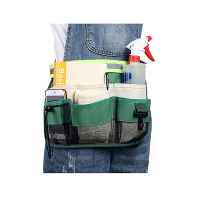 Durable 600d Polyester Unisex Handy Gardening Florist Small Waist Nurses Organizer Kit Tool Belt Bag With Adjustable Straps