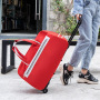  Large Capacity Lightweight Travel Rolling Trolley Duffel Bag With Wheels