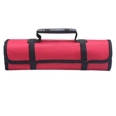High Quality 600D Polyester Durable Multicolor Rolling Type Roll Up Kits Tool Bag