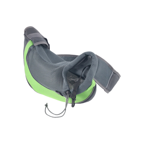 Nouveau design portable 600D polyester pliable respirant sac de transport pour animaux de compagnie de voyage en plein air