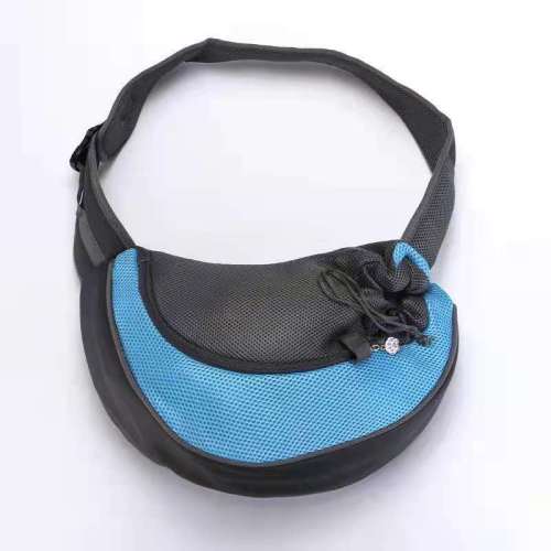 Nouveau design portable 600D polyester pliable respirant sac de transport pour animaux de compagnie de voyage en plein air