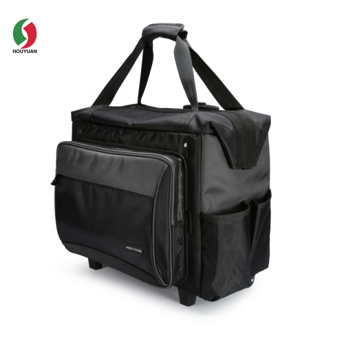 HY-18030 Customized New Durable Trolley Electrician Heavy Duty Tool Bags With Wheels