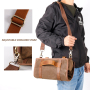 Custom Design 16oz Waxed Canvas Heavy Duty Travel Portable Tool Bartender Kit Bag