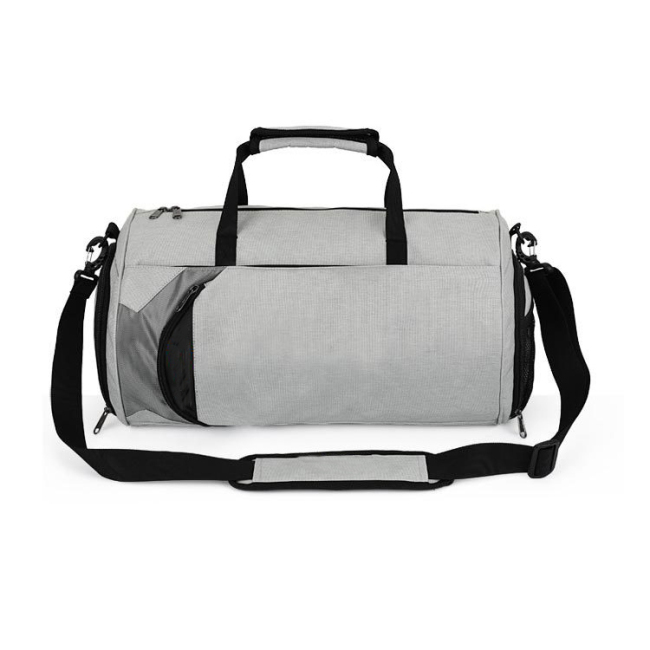 Custom 600D Polyester Waterproof Solid Color Large Trendy Travel Duffle Bag