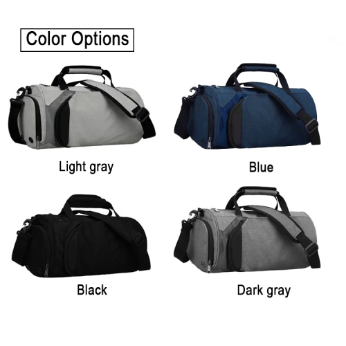 Custom 600D Polyester Waterproof Solid Color Large Trendy Travel Duffle Bag