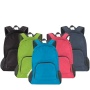 Factory Custom Portable Waterproof 420D Polyester Foldable Backpack Shopping Bag