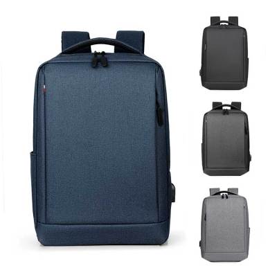 Factory Custom 600D Polyester Waterproof Business Travel School Laptop Backpacks