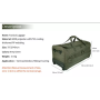 Lightweight Polyester Trolley Luggage Bag Travel Bag With Side Zipper Pockets