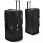 Custom Black Foldable Luggage Bag Travel Trolley Bags With Wheel