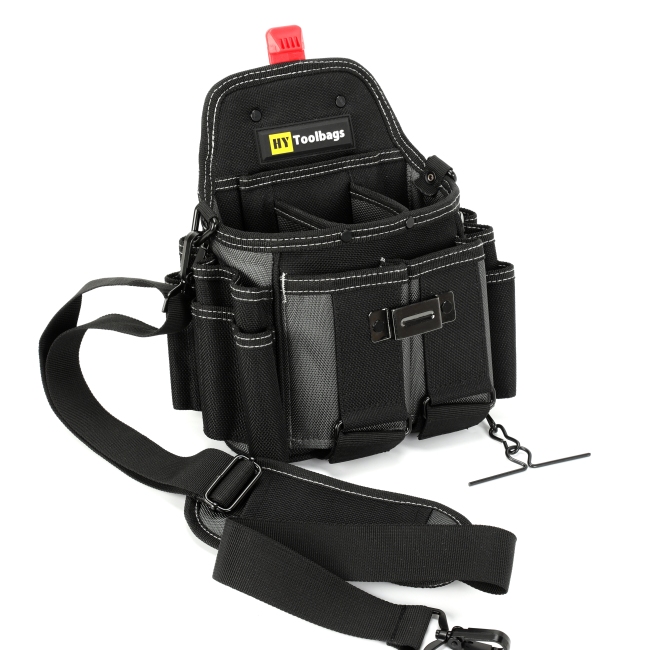 HY-24017 Clip-on Tech Electrician Pouch + Shoulder Strap