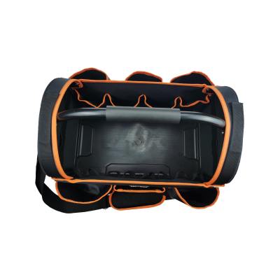 HY-221010 17" 1680 denier Hard Base Tool Bag with Steel Handle