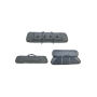 HY-15108-3 600 denier Space Grey Soft Double Layers 48" Waterproof Rifle Bag