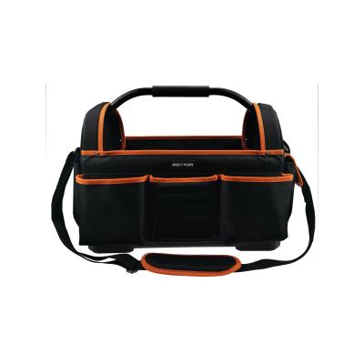 HY-221010 17" 1680 denier Hard Base Tool Bag with Steel Handle