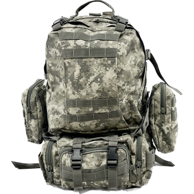 HY-05070-3 Tartical Backpack Desert Army Backpack 45L Water resistence with side attachablepocket