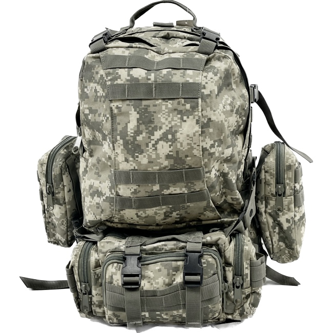 HY-05070-3 Tartical Backpack Desert Army Backpack 45L Water resistence with side attachablepocket