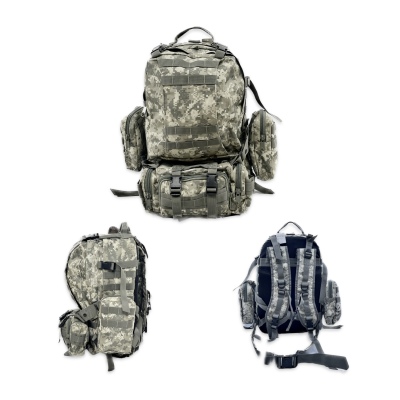 HY-05070-3 Tartical Backpack Desert Army Backpack 45L Water resistence with side attachablepocket