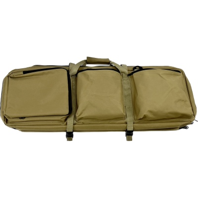 HY-15108-4 Khaki Soft  Double Layers 37" Waterproof Rifle Bag