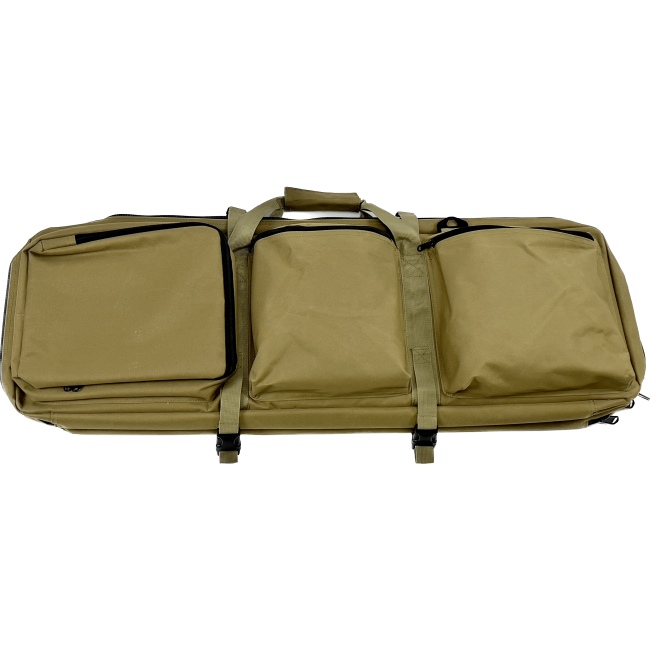 HY-15108-4 Khaki Soft  Double Layers 37" Waterproof Rifle Bag