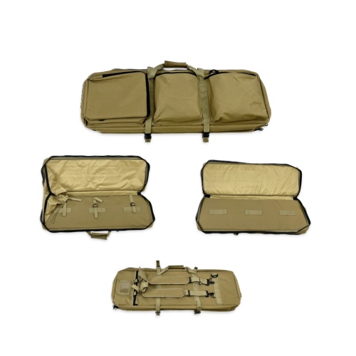 HY-15108-4 Khaki Soft  Double Layers 37" Waterproof Rifle Bag