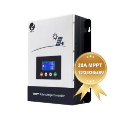 Regulateur 12v 24v 48v Usb Lcd Intelligent 20a Panel Battery Power Mppt Solar Charge Controller