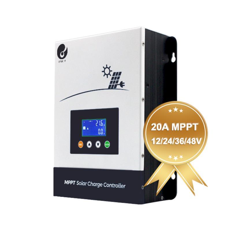 Regulateur 12v 24v 48v Usb Lcd Intelligent 20a Panel Battery Power Mppt Solar Charge Controller