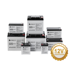 12V 100AH 150AH 200AH 250AH Long Cycle Life Gel Free Maintenance Lead Acid Battery for Home Solar