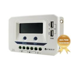 Wholesale Low Price 12V 24V 48V Auto 10A 20A 30A 40A 50A 60A 80A MPPT PWM 80A Solar Charge Controller