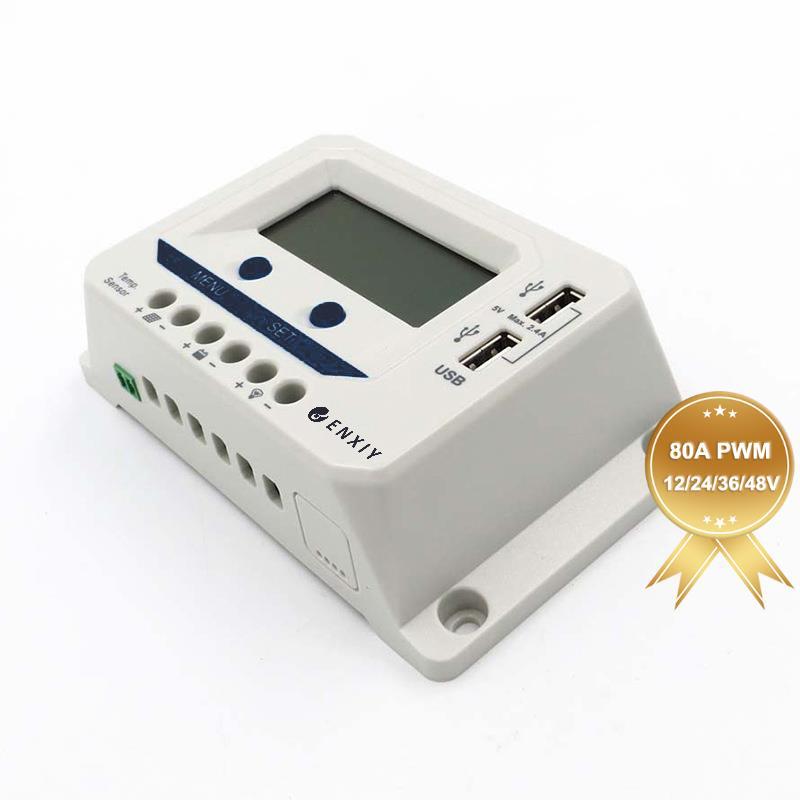 Wholesale 100V Auto 12V 24V 48V 10A 20A 30A 40A 50A 60A 80A Bluetooth PWM Solar Charge Controller 80A