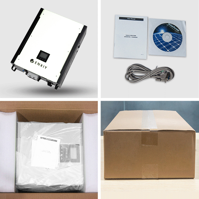 Sun Power Hybrid 220V 3Kw 4Kw 5Kw 6Kw Single Phase Solar Energy System On Off Grid Tied Solare Solar Inverter